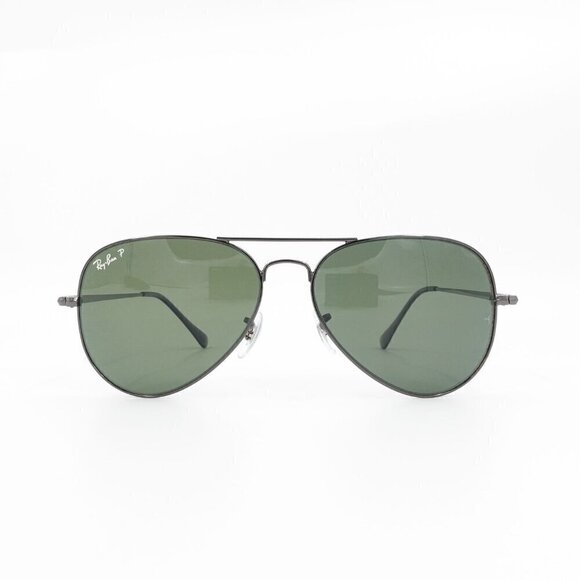 Ray-Ban  RB3689 Aviator Metal Sunglasses Black OS - Picture 1 of 14